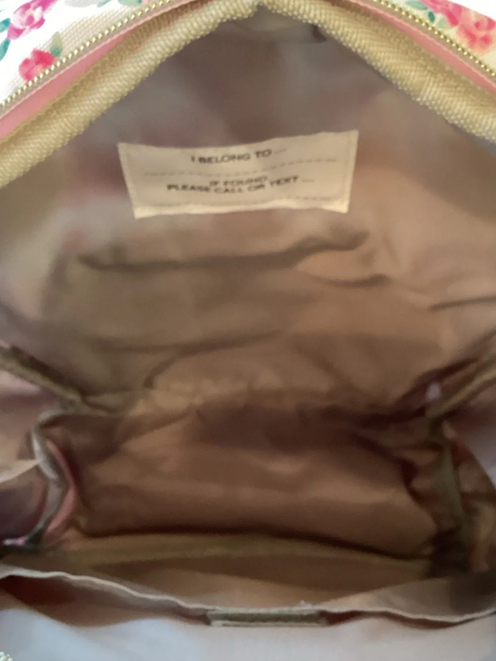 Pottery Barn Kids Pink Floral Backpack